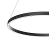 Lámpara colgante LED circulo negro Ø 80cm Rim Maytoni Venta