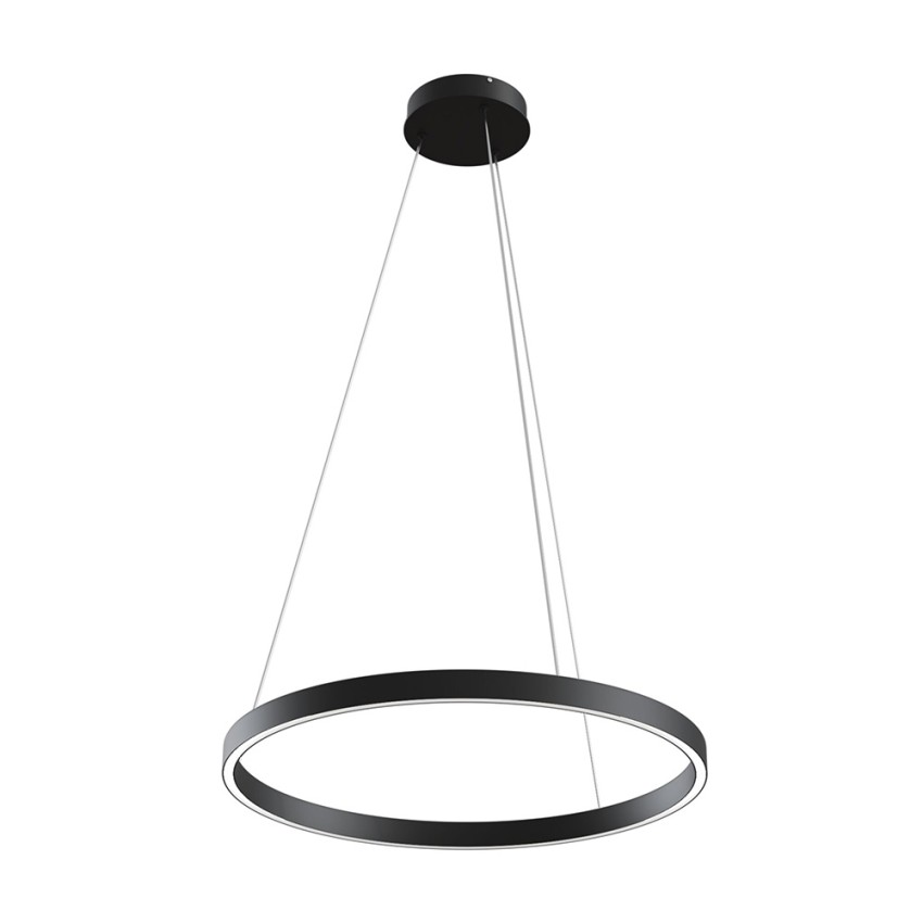 Lámpara colgante LED circulo negro Ø 60cm Rim Maytoni Promoción