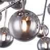 Lámpara de metal cromado bolas de cristal Dallas Maytoni Descueto