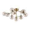 Lámpara de metal dorado con bolas de cristal Dallas Maytoni Venta
