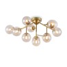 Lámpara de metal dorado con bolas de cristal Dallas Maytoni Promoción