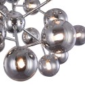 Lámpara colgante de diseño moderno con esferas de cristal cromado Dallas Maytoni Rebajas