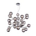 Lámpara colgante de diseño moderno con esferas de cristal cromado Dallas Maytoni Promoción