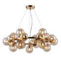 Lámpara colgante dorada con 25 esferas, estilo moderno Dallas Maytoni Venta