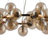 Lámpara colgante dorada con 25 esferas, estilo moderno Dallas Maytoni Rebajas