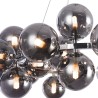 Lámpara colgante cromada de 25 esferas en estilo moderno Dallas Maytoni Rebajas