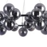 Lámpara colgante cromada de 25 esferas en estilo moderno Dallas Maytoni Descueto