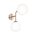Lámpara de pared salón y pasillo 2 esferas bolas blancas Erich Maytoni Oferta