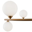 Lámpara de techo de salón sala de estar moderno círculo suspendido 6 esferas de luces Ring Características