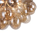 Lámpara de techo colgante de sala de estar moderna con bolas de vidrio ámbar Balbo Maytoni Rebajas