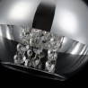 Lámpara de techo esfera suspendida en cristal cromado Ø 20cm Fermi Maytoni Oferta