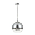 Lámpara de techo esfera suspendida en cristal cromado Ø 30cm Fermi Maytoni Venta
