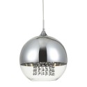 Lámpara de techo esfera suspendida en cristal cromado Ø 30cm Fermi Maytoni Oferta