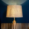 Lámpara de pie de trípode de madera de estilo nórdico escandinavo Calvin Maytoni Catálogo