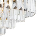 Lámpara de techo suspendida clásica con cristales de vidrio transparente Revero Maytoni Modelo