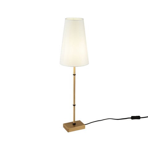 Lámpara de escritorio mesa de tela ligera clásica Zaragoza Maytoni