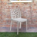Silla apilable moderna para restaurante o bar al aire libre Matrix BICA Elección