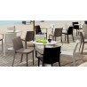 Stock 23 sillas apilables al aire libre jardín bar restaurante Perla Bica Medidas