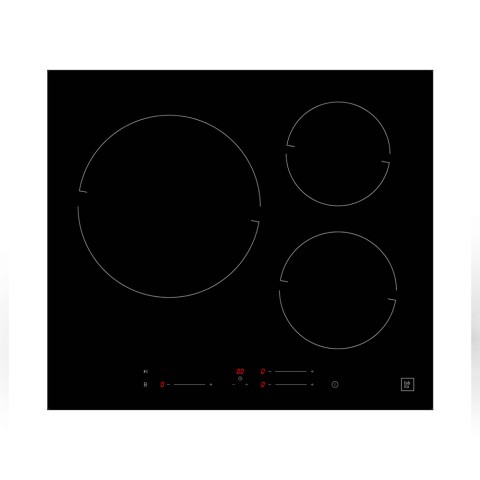 Placa de inducción de 3 fuegos cocina integrada Fabita BSS 630 T