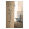 Rociador columna acero Ø 25cm teleducha 3 funciones Cigno