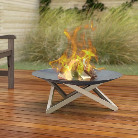 Brasero de jardín para barbacoa a leña al aire libre Futura Promoción
