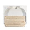 Edilla Montegrappa lavadero con tablones de madera 60x60cm Catálogo