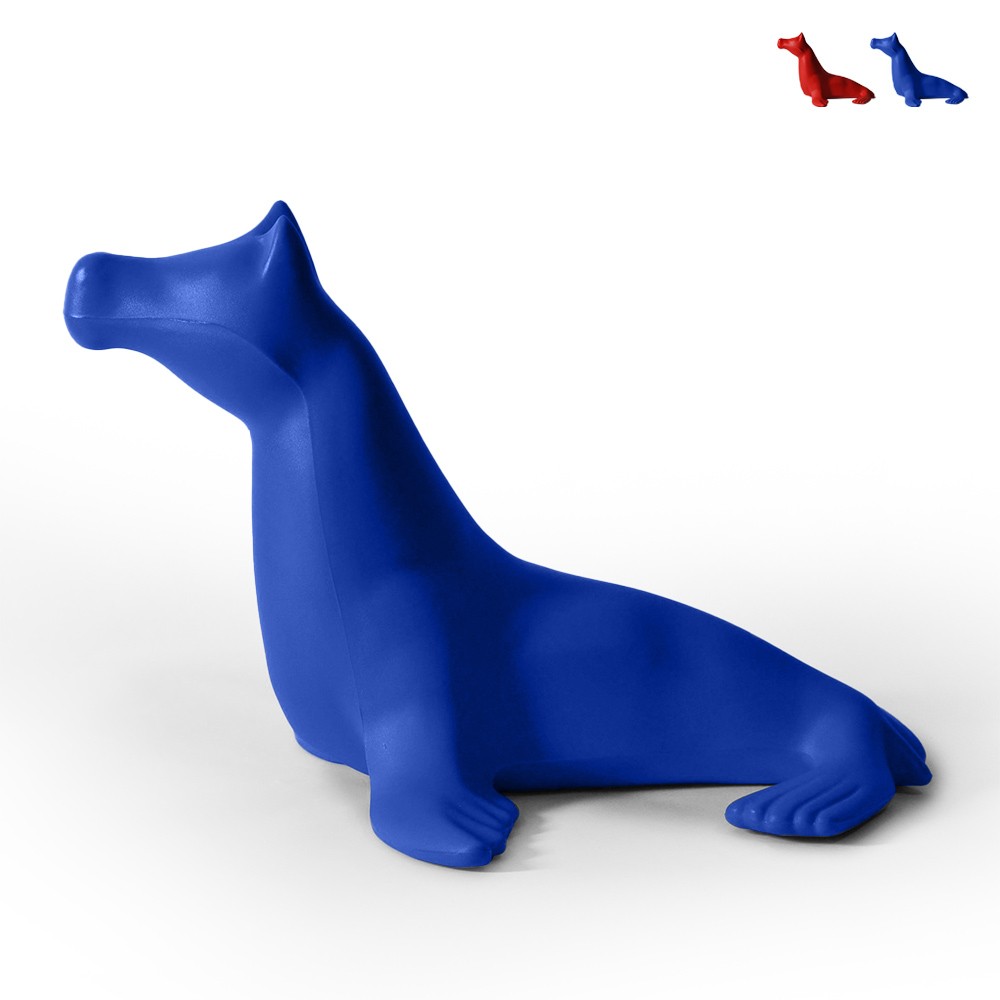 Cavallo Foca Kimere Estatua animal escultura colorida arte pop diseño moderno