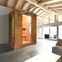 Sauna finlandesa a infrarrojos de 2 plazas Dual Healthy Spectra 3 Venta