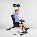Banco de ejercicios multifuncional para curl de piernas reclinable y respaldo ajustable Musashi Rebajas