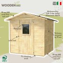 Caseta de madera de jardín para herramientas Vaniglia 200 x 207 Venta