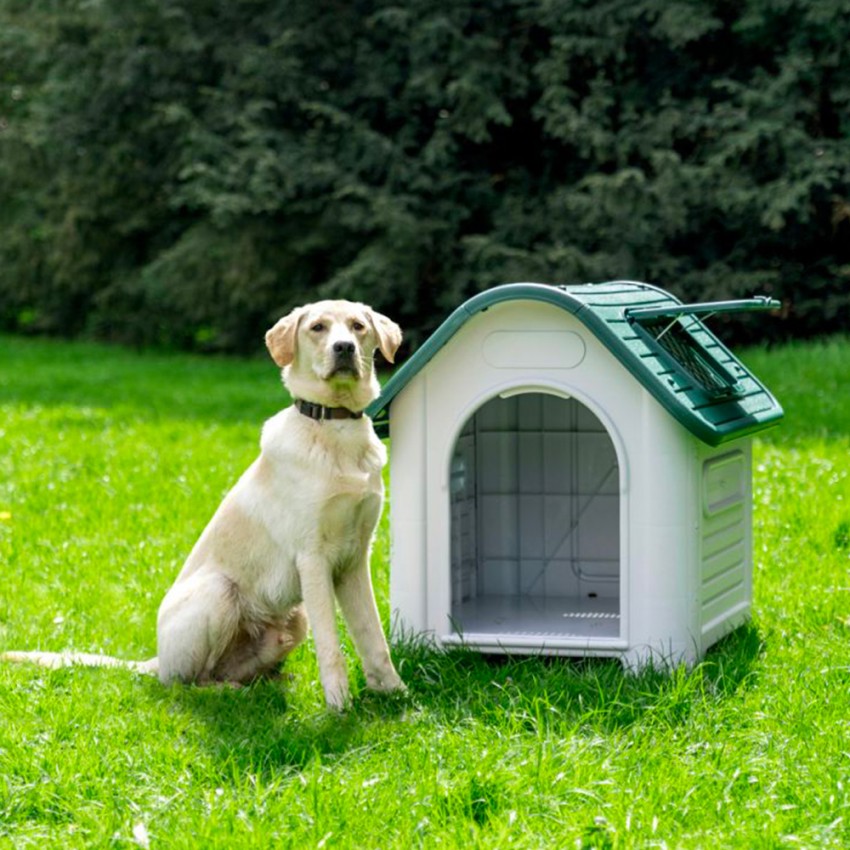 Cuonhus Valla para perros y animales caja metálica 80cm exterior jardín