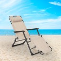 2 sillas de playa tumbona hamaca plegables de jardín multiposición Zero Gravity Oferta
