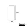 Rollo de césped artificial 1x10m de jardín  10m² Green XS 