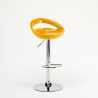 Taburete de bar para cocina alto giratorio fijo ajustable y con reposapiés modelo Hollywood 