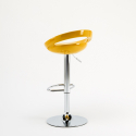 Taburete de bar para cocina alto giratorio fijo ajustable y con reposapiés modelo Hollywood 