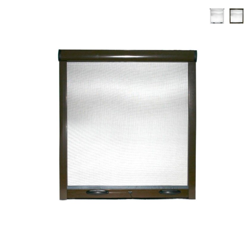 Mosquitera enrollable para ventanas 140x170cm en kit universal