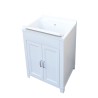 Mueble lavabo resina con 2 puertas para lavandería 60x50cm Mong Oferta