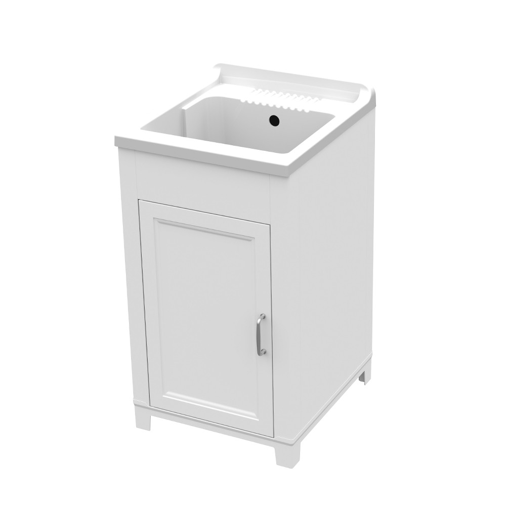 Mueble de lavadero con lavabo 1 puerta resina 45x50cm Mong