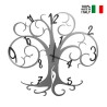 Reloj de pared artesanal de metal Tree Of Life 60x55cm Ceart Stock