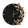 Reloj de pared redondo 40cm metal artesanal Mariposas 3D bailando Ceart Características