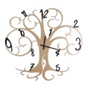 Reloj de pared hecho a mano Árbol de la Vida Grande 80x75cm Ceart Elección