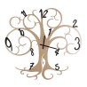 Reloj de pared hecho a mano Árbol de la Vida Grande 80x75cm Ceart Elección