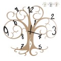 Reloj de pared hecho a mano Árbol de la Vida Grande 80x75cm Ceart Promoción
