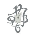 Reloj decorativo moderno de pared de cristal y metal Alfred Ceart Modelo