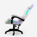 Silla gaming blanca silla LED reclinable ergonómica Pixy Plus Elección
