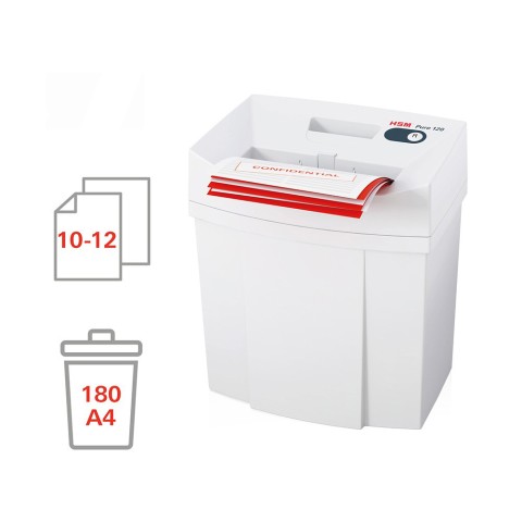 Trituradora de papel de oficina tiras 3,9 mm Pure 120 HSM