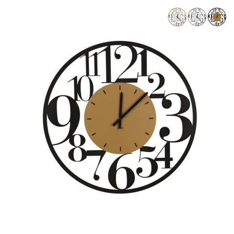 Reloj de pared redondo 60cm moderno números grandes Ilenia Ceart Promoción