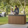 Darwin Box 150G Keter K252701 Terraza de jardín de resina al aire libre Tronco Elección