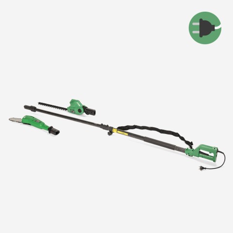 Podadora eléctrica telescópica 2en1 cortasetos 450W / 710W Putator