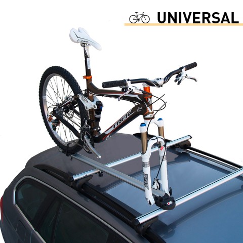 Portabicicletas universal para techo de automóvil forcella Bike Pro
